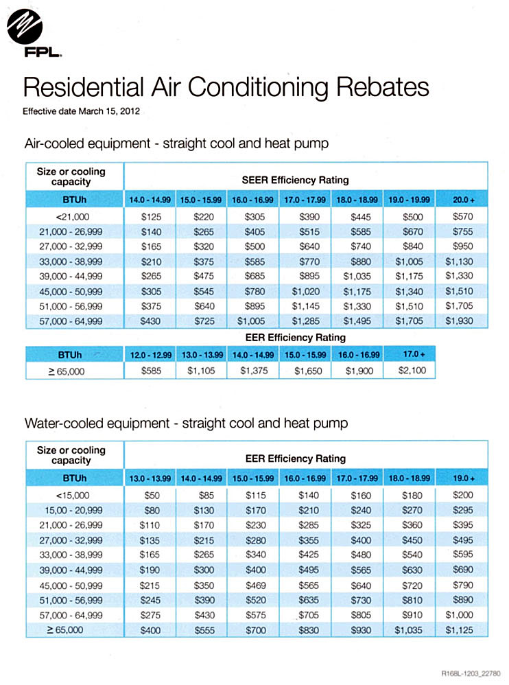 Fpl Heat Pump Rebate