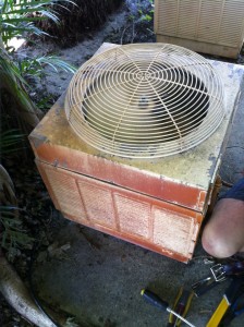 old looking ac unit