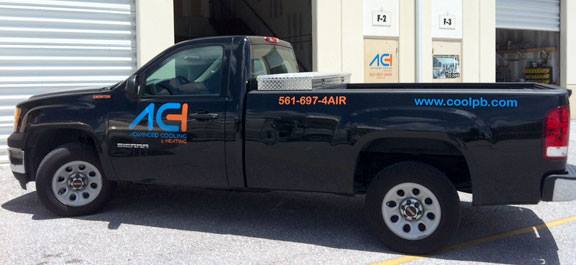 Advanced Cooling and Heating Inc truck